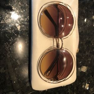 Chloe Accessories - Chloe Carlina gold round glasses. Like new. Chloe Accessories - Chloe Carlina gold round glasses. Like new.